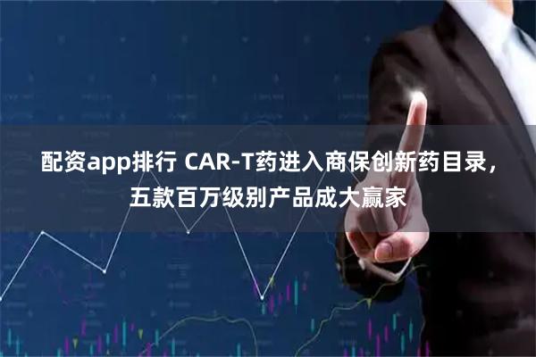 配资app排行 CAR-T药进入商保创新药目录，五款百万级别产品成大赢家